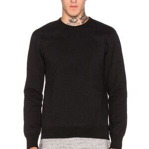 REIGNING Champ Heavyweight Side Zip Sweater Small Black